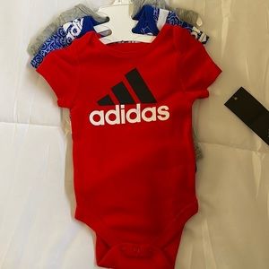 Adidas baby onesies